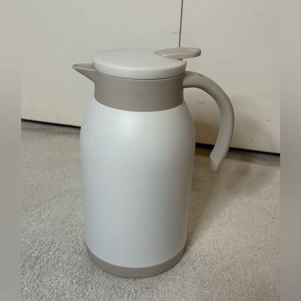 Thermal Carafe, Coffee Carafe Pitcher Stainless Steel Thermal Jug, Large Capacit